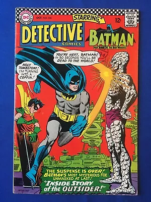 Buy Detective Comics #356 FN+ (6.5) DC ( Vol 1 1966) 1st App Outsider (Alfred) (C) • 38£