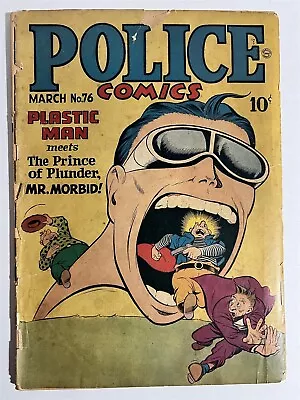 Buy Police Comics #76 Quality Comics Group Golden Age 1948 Lower Grade • 19.01£