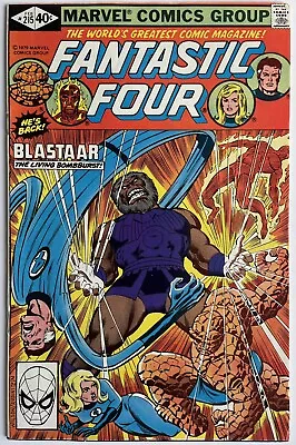 Buy Fantastic Four #215 Blastaar Appearance (1980) Marvel Comics • 7.95£
