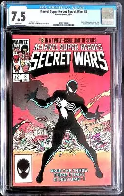 Buy Marvel Super Heroes Secret Wars #8 (1984) Origin Of Alien Symbiote Venom CGC 7.5 • 122.68£