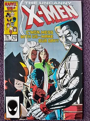 Buy Comics: Uncanny X Men 210 1986, Mutant Massacre, 1st Cameo Marauders. • 12£