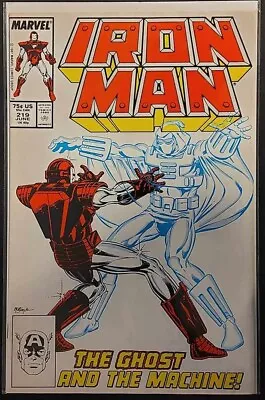 Buy IRON MAN COMIC #219 - 1st App Ghost  June 1987 - Marvel Comics USA Cents Variant • 7.99£