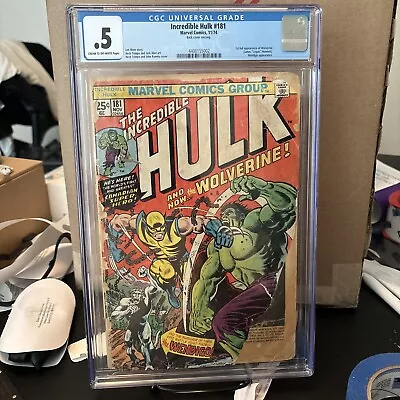 Buy Marvel Incredible Hulk #181 CGC 0.5  1974 1st Full Appearance Wolverine • 796.24£