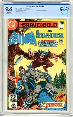 Buy Brave And The Bold  #171  CBCS  9.6  NM+  White Pgs 2/81  Professor Carter Nicho • 59.96£