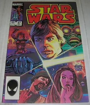 Buy STAR WARS #87 (Marvel Comics 1984) Tom Palmer LUKE SKYWALKER Cover (FN/VF) • 9.64£