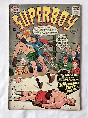 Buy Vintage DC Comics Superboy No. 124 Oct. 1965 - 1st Fight With Superman • 19.99£