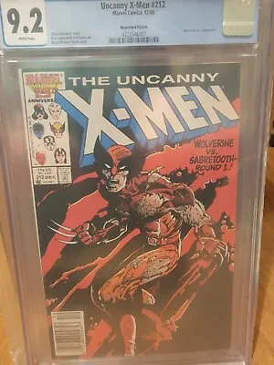 Buy UNCANNY X-MEN #212 Cgc 9.2 • 118.27£