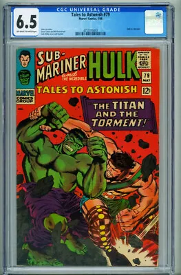Buy Tales To Astonish #79 Cgc 6.5 Hulk/sub-mariner-1966 4252315003 • 121.75£