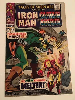 Buy Tales Of Suspense #89 VFN (8.0) MARVEL ( Vol 1 1967) Iron Man, Captain America • 36£
