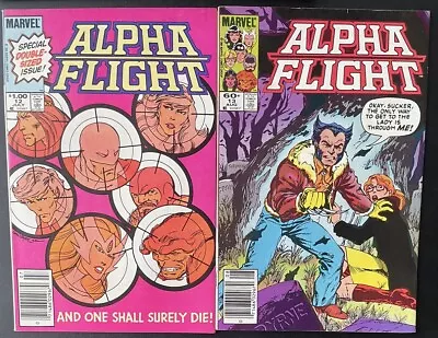 Buy Alpha Flight #12 #13 Newsstand! KEY Death Of Guardian! Wolverine Cover! Byrne • 4.79£