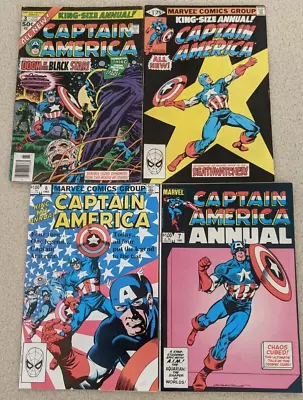 Buy Captain America Annual 3 5 6 & 7 - Marvel Comics - Feat. Jack Kirby, Gene Colan • 6£