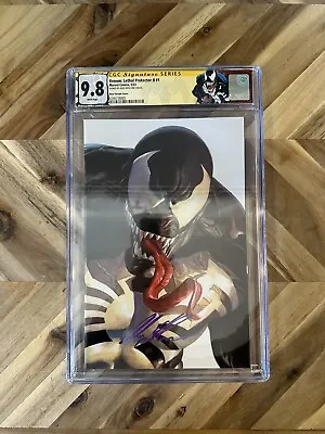 Buy  🔥VENOM LETHAL PROTECTOR II #1 9.8 CGC SS Alex Ross Signed  Timeless VARIANT🔥 • 163.31£