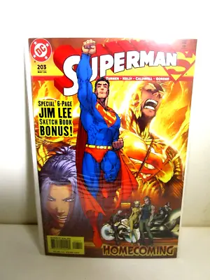 Buy Superman 203 (1987 DC Comics) Michael Turner  Bagged Boarded • 7.66£