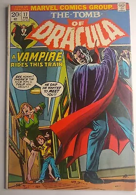 Buy Marvel Comics Tomb Of Dracula #17 Dracula Bites Blade FN+ 6.5 Marv Wolfman • 23.49£