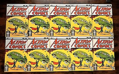 Buy Action Comics #1 1988 50th Anniversary Reprint X10 Investor Lot • 100.08£