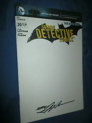 Buy DETECTIVE COMICS #20 Signed Comic Neal Adams New 52 (Batman/JLA/Blank Variant) • 55.29£