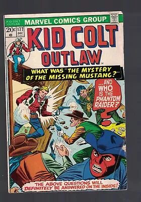 Buy Marvel  Comics Kid Colt Outlaw Vol 1  No. 177 December 1973 20c USA • 4.24£