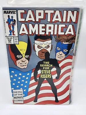 Buy Captain America 336 • KEY Steve Rogers Becomes The Captain 1st Brother Nature • 9.49£