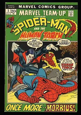 Buy Marvel Team-up #3 NM 9.4 Morbius! Human Torch! Spider-Man! Marvel 1972 • 83.77£