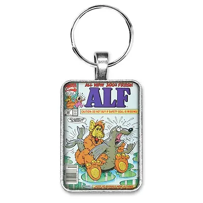 Buy ALF #48 Comic Book Cover Key Ring / Necklace ALF Classic Television Show Jewelry • 10.23£