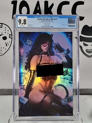 Buy Totally Rad Life Of Gloria #1 - CGC 9.8 - Shikarii Catwoman Exposed Foil Noble 9 • 174.46£