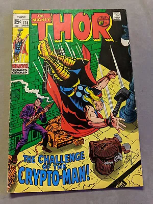 Buy The Mighty Thor #174, Marvel Comics, 1970, FREE UK POSTAGE • 18.99£