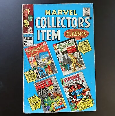 Buy Marvel Collectors Item Classic #6 Dec 1966 Silver Age Cents Stan Lee Jack Kirby • 5.50£