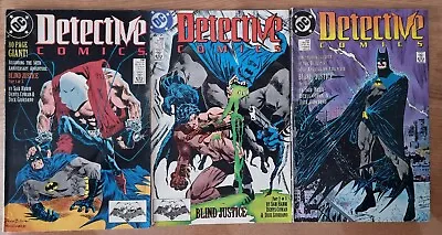 Buy Detective Comics (1937 1st Series) Issues 598,  599 And 600 • 14.58£