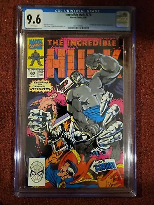 Buy The Incredible Hulk #370 CGC 9.6 NM+ Marvel Comic Book Graded Doctor Strange AN • 63.33£