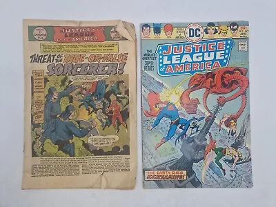 Buy 2x Vintage Justice League Of America Comics No. 49, Nov '66 & No. 129, April '76 • 9.99£