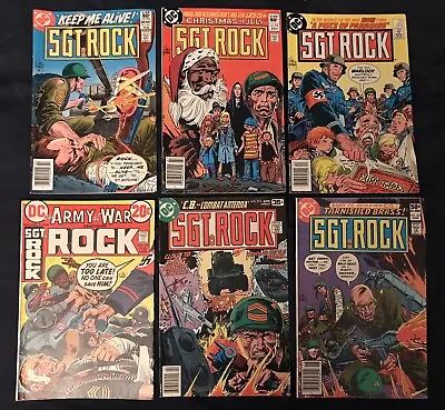Buy SGT ROCK, OUR ARMY AT WAR Lot Of 6 Comics:#254,315,353,361,378,383: AVG FN+ • 30.17£