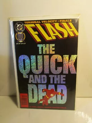 Buy Flash #100 DC Comics 1995 The Quick And The Dead Foil Cover BAGGED BOARDED • 6.58£