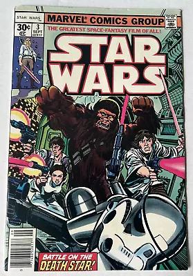 Buy Star Wars #3 1977 1st Print - 1st Cover Of Han Solo & Chewbacca • 15.82£