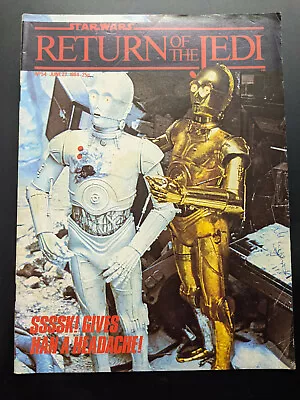 Buy Return Of The Jedi No 54 June 27th 1984, Star Wars Weekly UK Marvel Comic  • 6.99£