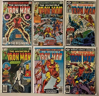 Buy Iron Man Lot #122-127 Marvel 6 Different Books (6.0 FN) Demon In A Bottle (1979) • 59.30£