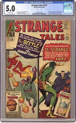 Buy Strange Tales #123 CGC 5.0 1964 3900475006 • 90.92£