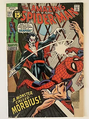 Buy Amazing Spider-man #101 1.8 Gd- 1971 1st Appearance Of Morbius Marvel Comics • 118.67£