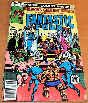 Buy Marvel's Greatest Comics Fantastic Four #84, Jan 1979, Marvel Comics - $0.40, VG • 2.37£