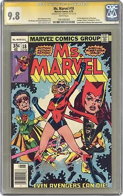 Buy Ms. Marvel #18 CGC 9.8 SS Claremont 1978 1001082005 1st Full App. Mystique • 1,537.17£