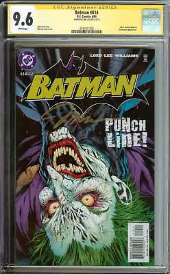 Buy Batman #614 Cgc 9.6 White Pages // Signed By Jim Lee - Dc Comics 2003 • 181.68£
