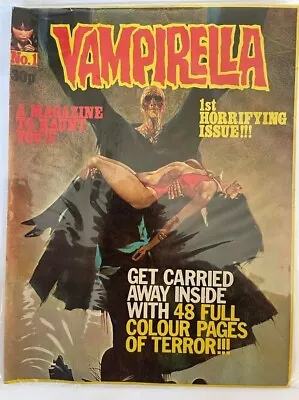 Buy Vampirella #1 (1975) - 1st Horrifying Issue - VERY RARE Warren UK IPC Comi • 49.99£