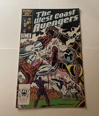 Buy West Coast Avengers #11 | Marvel Comics 1986 | Iron Man | Steve Englehart • 3.25£