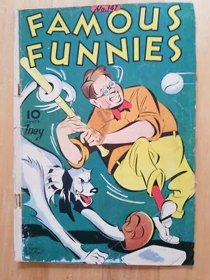 Buy Famous Funnies #142, May 1946. Buck Rogers, Chief Wahoo, Scorchy Smith Low-grade • 7.93£