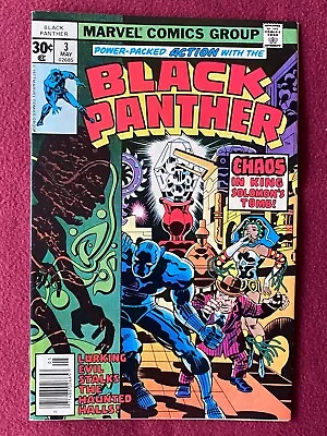 Buy BLACK PANTHER #3 Marvel Comics - Jack Kirby Art & Story FUN, WEIRD, AND GREAT! • 7.89£