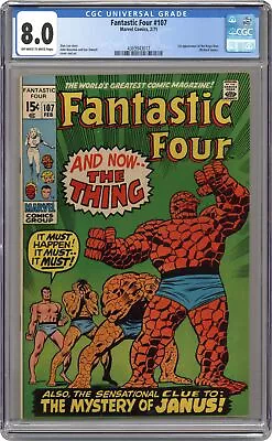 Buy Fantastic Four #107 CGC 8.0 1971 4369943017 • 135.92£