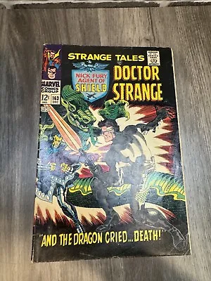 Buy Strange Tales #163 Dr. Strange, Nick Fury 12c  And The Dragon Cried Death  • 14.40£