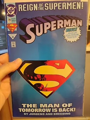 Buy Superman #78 1993. Dc Comics • 3£