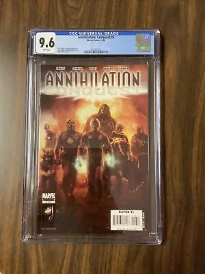 Buy Annihilation Conquest # 6 CGC 9.6 White 1st Guardians Of The Galaxy Movies Team • 119.93£