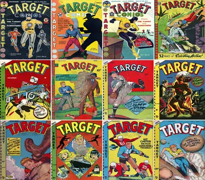 Buy 1940 - 1949 Target Comic Book Package - 13 EBooks On CD • 13.04£