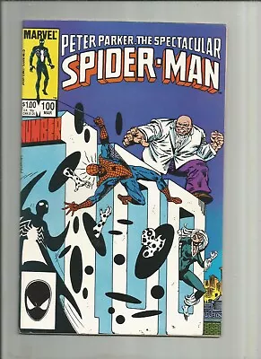 Buy Spectacular Spider-Man #100 (Marvel 1984 Key) Cover Appearance Of The Spot • 7.88£